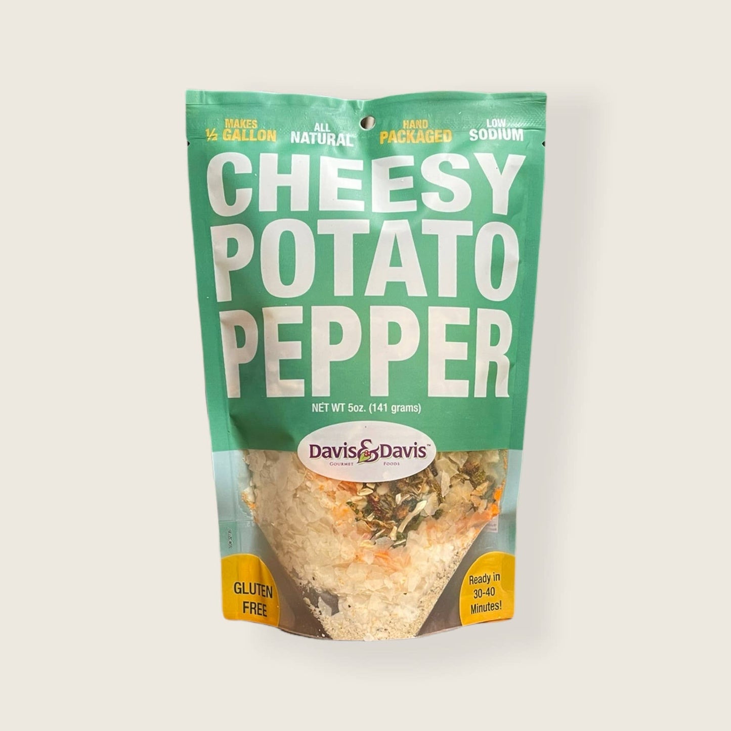 Davis & Davis Gourmet Foods - Cheesy Potato Pepper Bountiful Bowl Soup Mix