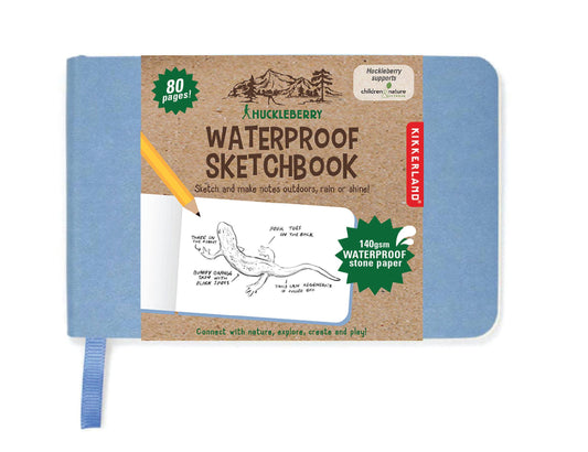 Kikkerland Design Inc - Huckleberry Waterproof Sketchbook